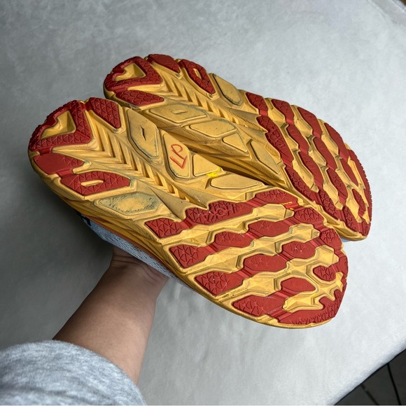 Hoka One One Clifton 8 Summer Song Ice Flow Orange - Picture 10 of 11